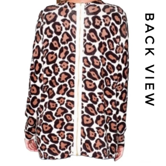 Show Me Your MuMu Leopard Print Sweater Sz Sm - Picture 2 of 11